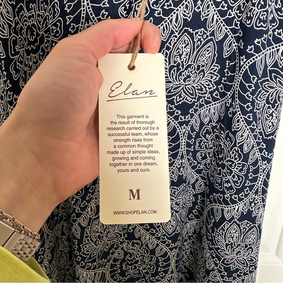 Elan Maxi Dress with pockets NWT size M - Picture 4 of 6